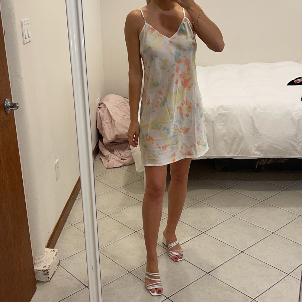 French Connection Mini Tie Dye Dress